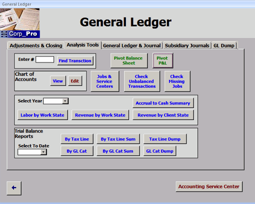 General Ledger Module for DCAA Approved Accounting System
