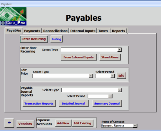 Accounts Payable Module for Government Approved Accounting System